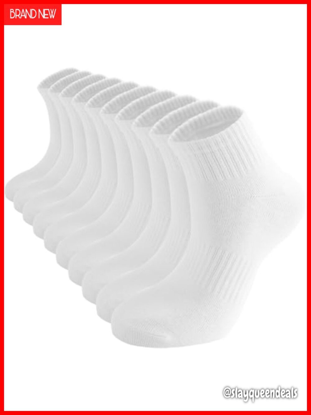 Womens Ankle Socks Thin Cotton Athletic Mini Crew 5 Pairs